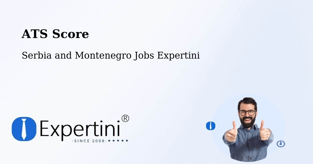 Resume ATS Score & Job Description Match Tool – Mercier - Serbia and Montenegro Jobs Expertini